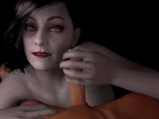 Alcina Dimitrescu gives a handjob in POV  Resident Evil Village 3D Porn Prody