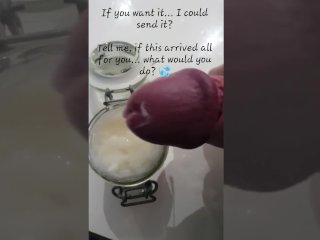 Cum Drinking Frozen Cocktail - 100 Cumshots - What would you do?