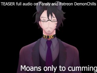 DADDY MOANS AND CUMS FOR YOU, HOT MALE - AUDIO ONLY TEASER