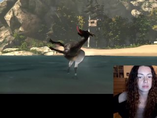 STREAMER CHICK SHOWS HER ASS AND TONGUE SKILLS LIVE ON TWITCH