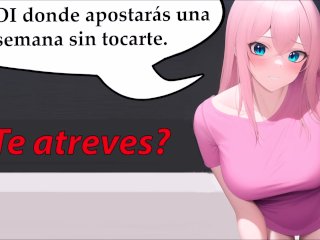 JOI hentai con un juego para masturbarse. ¿Apuestas?