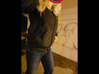 Crossdressing outdoor