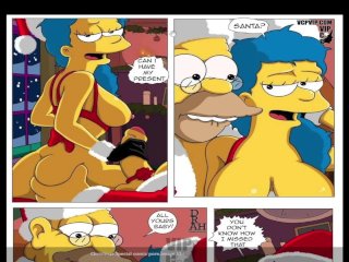 The Simpsons Christmas special Sitcom Comic Porn Cartoon Porn Parody