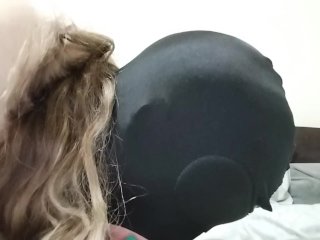 Gagging on toy