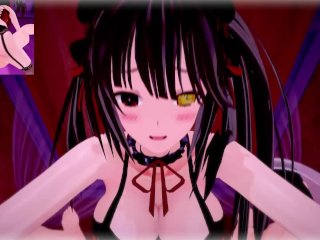 Date A Live - Two Futas Kurumi Tokisaki  Male Taker POV