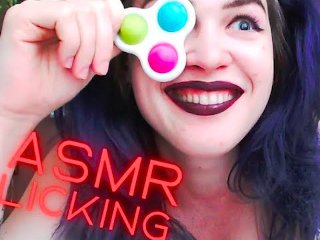 💞 ASMR LICKING SIMPLE DIMPLE 🍭🍬🍌
