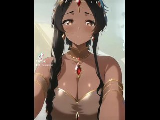 Big titty anime girl