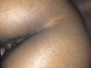 Slim Ebony With Fat Ass Sits On Her BF Face And Get Her Clit Sucked On