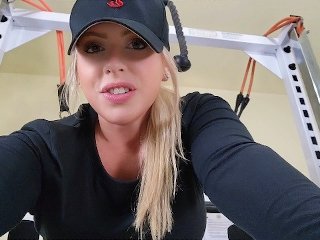 Blonde Personal Trainer Farts Throughout Gym Workout Session - Teaser for Booty Camp Bulking Season