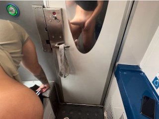 Hans and Tobias - Public fuck on the train (risky)