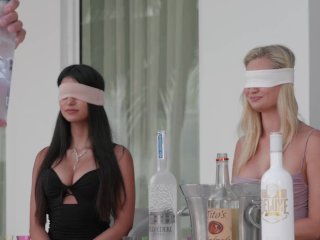Porn Hub Rick Sykes doing his Vodka tasting contest with legendary Model Lee Dahlberg,