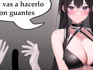 JOI HENTAI, profesora experta en pajas. Necesitarás guantes.