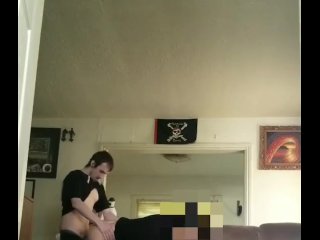 Stepsister can't take little Brothers Big Dick