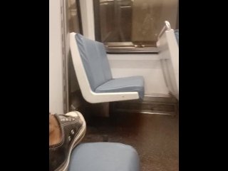 Flashed Pussy on Train