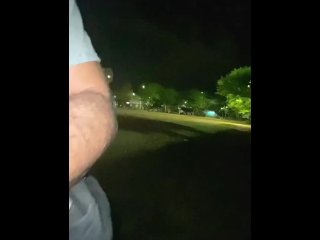 Caught sucking big dick on public street