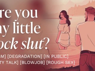 Dom English boyfriend fucks his submissive slut in public [erotic audio stories] [blowjob]