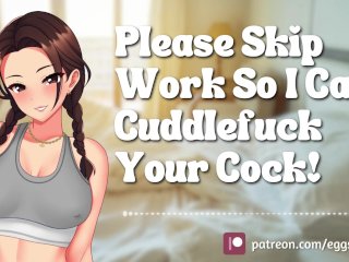 Cute Horny GF Convinces You to Stay In Bed  ASMR erotic audio roleplay