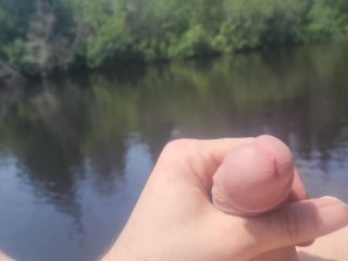 outdoor cum shot