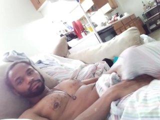 KUMNICE SHOWS OFF HARD COCK POV REVEALING BBC FROM UNDER A SHEET