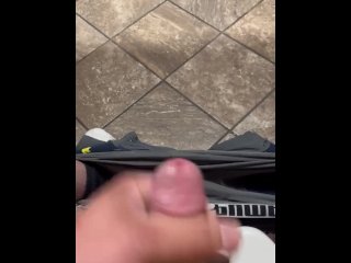Public bathroom jerk