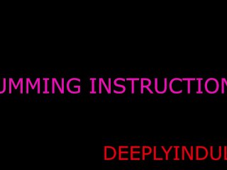 CUMMING INSTRUCTIONS (AUDIOROLEPLAY) LISTEN TO MY INSTRUCTIONS