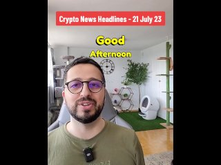 Crypto Market News 21 July 2023 with step sis