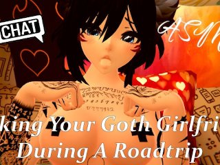 Needy Goth Girlfriend Wants To Fuck During A Roadtrip  VRChat Roleplay - [Missionary][Creampie]