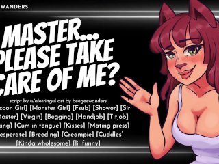 Cute Clutzy Tanuki Girl Begs You to be Her Master  Wholesome Monstergirl ASMR Roleplay for Men