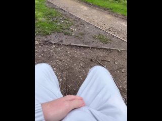 Strangers reaction to me rubbing my cock through my trackies  public boner  exhibitionist