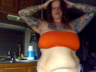 Big Belly Dancing - BBW Belly Play - GOON while I Bellydance - FULL VIDEO COMING SOON