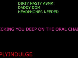 ORAL CHAIR GETTING EATEN OUT AND FINGER FUCKED ON THE CHAIR (AUDIOROLEPLAY) SOL MALE DIRTY NASTY