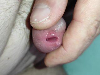 Masturbate And open cock head