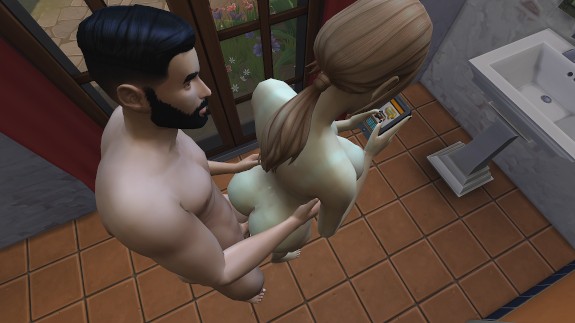 I go on a date with a girl and I cheat on her in the bar bathroom with a bl