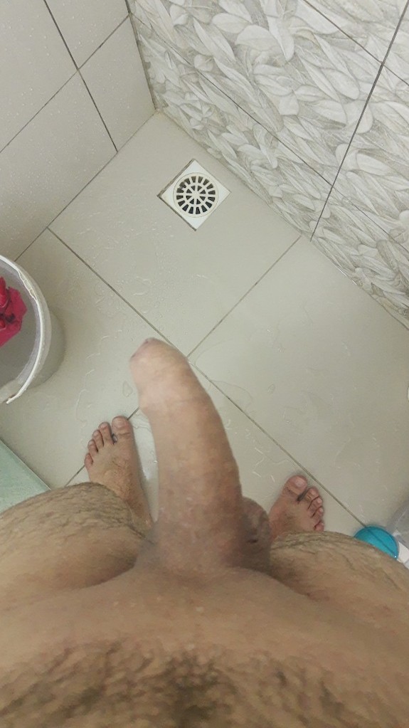 Minha rola no chuveiro