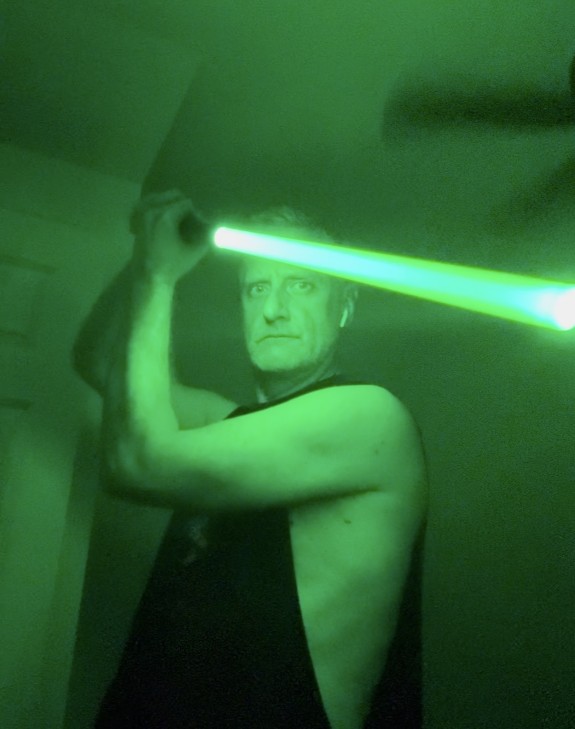 Some fun with my new Light saber