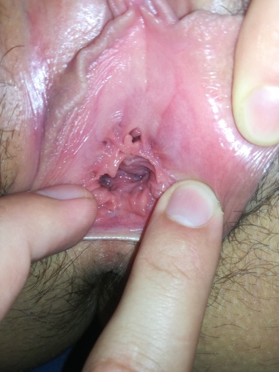 Sexy girl naked in bed