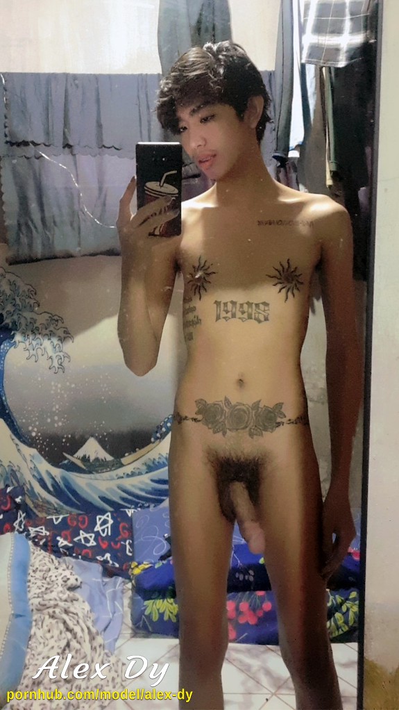 Alex Dy Flexing New Tattoos (Nipples and Waist Wrap Around)