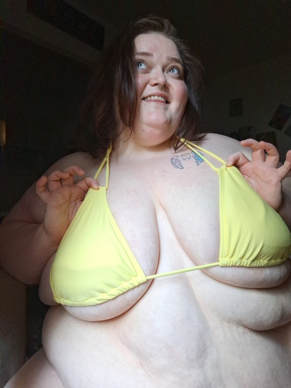 Huge Body Tiny Bikini