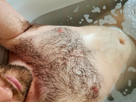 Sexy bath shot photo