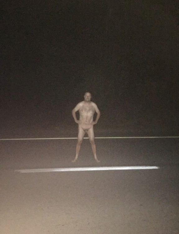 Streaking in public