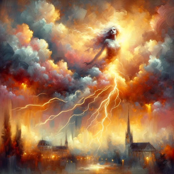 My Art Praising Storm in Paris