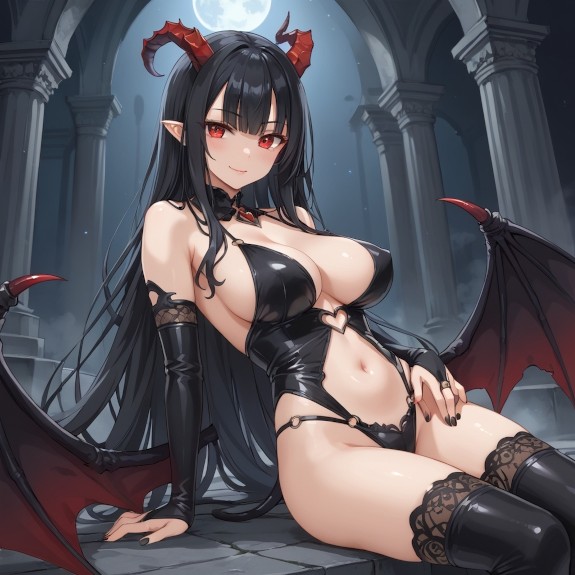 Black Haired Succubus