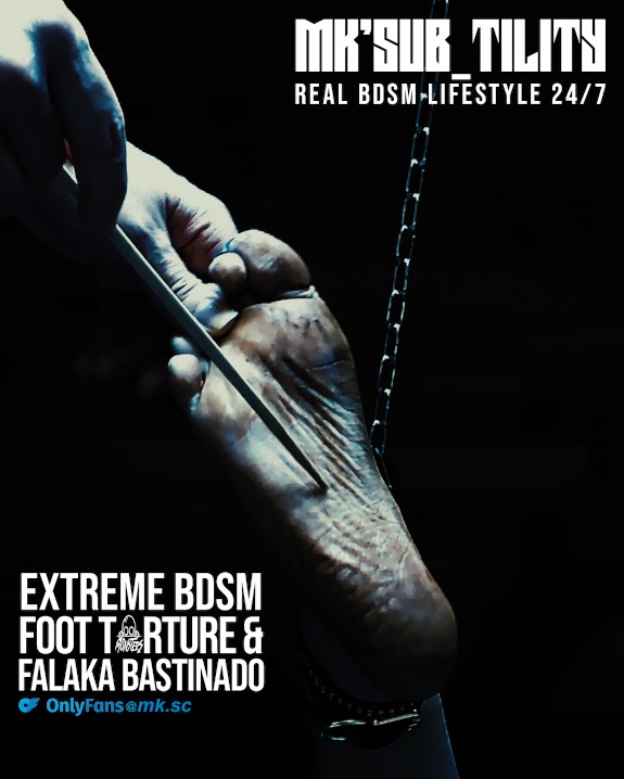 Real BDSM slave 24/7 "MK'sub_tility" on OnlyFans