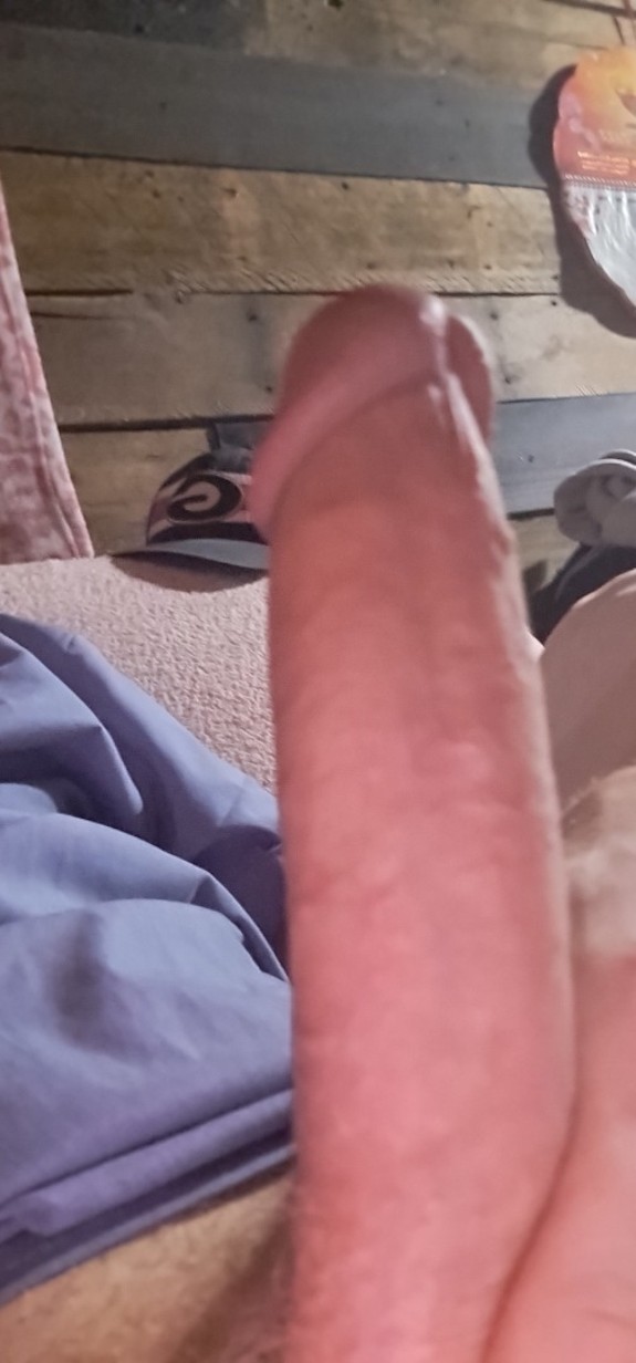 My Huge White Cock photo