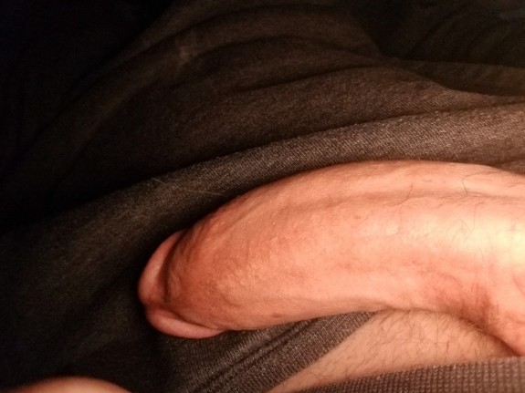 Hard dick on Thanksgiving photo