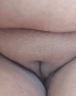 The wife's smooth pussy