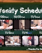 10/30 ~ 11/5 UPLOAD SCHEDULE (+ PREMIUM)