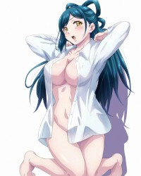 Blue hair photo