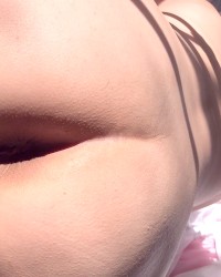 GORGEOUS MATURE ASIAN  BEING POUNDED DOGGYSTYLE AND  CUM OVER HER ASS photo