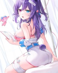 Purple hair photo